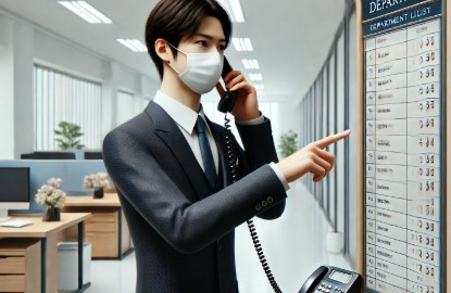 連絡先は部署直通