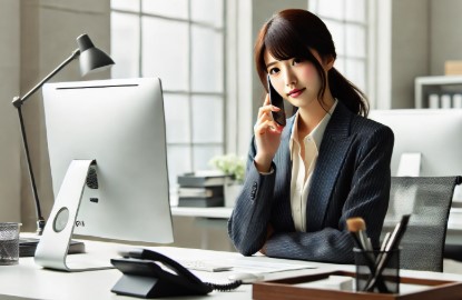 電話連絡があった場合の受け答え例