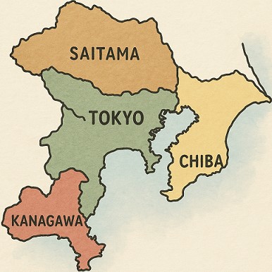 対応エリアは東京都、神奈川県、埼玉県、千葉県