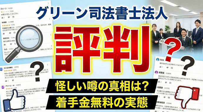 グリーン司法書士法人の評判と怪しい噂の実態
