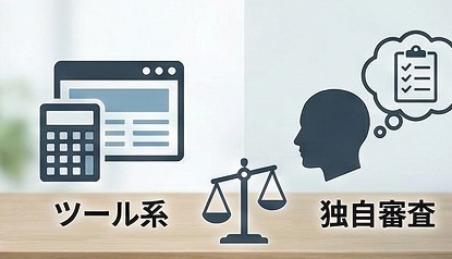 ツール系などの業者系列と審査基準の違い