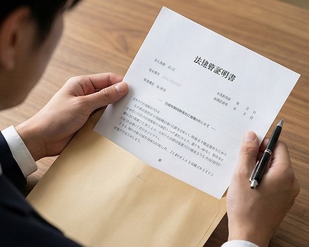 受任通知兼請求書が届いた時の確認点