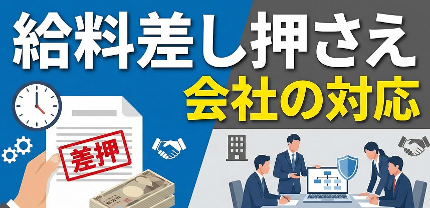 給料差し押さえへの会社の対応と初動の流れ