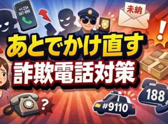 「あとでかけ直す」詐欺電話対策！不審な電話を撃退するコツ