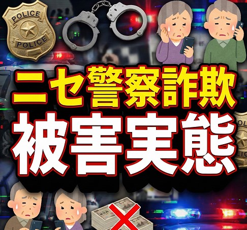 ニセ警察詐欺の巧妙な手口と急増する被害実態