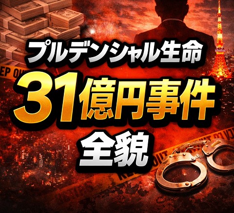 プルデンシャル生命の31億円詐欺事件の全貌と詳細