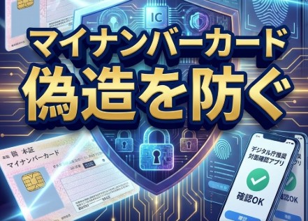 マイナンバーカードの偽造を防ぐ最新の本人確認
