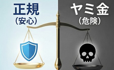 キャレントとヤミ金の決定的な違いとは