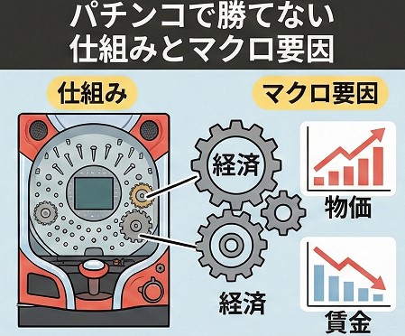パチンコで勝てない仕組みとマクロ要因