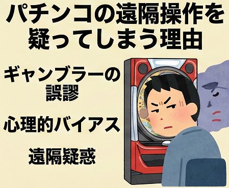 パチンコの遠隔操作を疑ってしまう理由