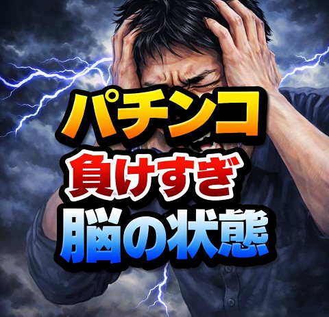 パチンコ負けすぎて頭おかしくなるときの脳の状態