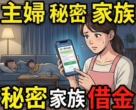 主婦が家族にバレないよう借金する背景