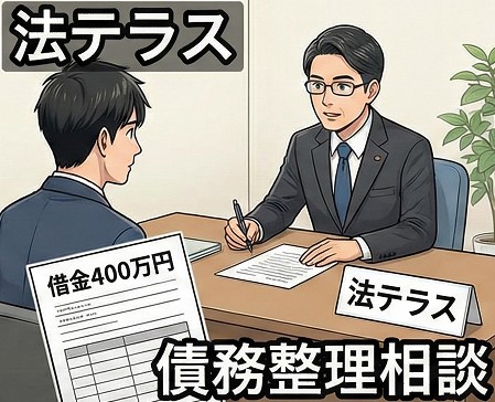 借金を法テラスで債務整理する方法