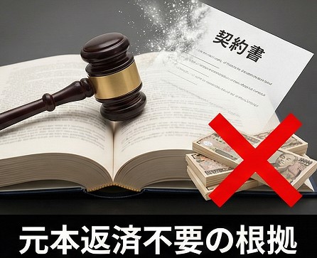 元本返済不要となる不法原因給付の法的根拠