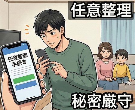 家族にバレない任意整理の手順とメリット