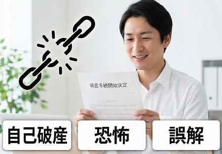 自己破産に対する不当な恐怖の誤解