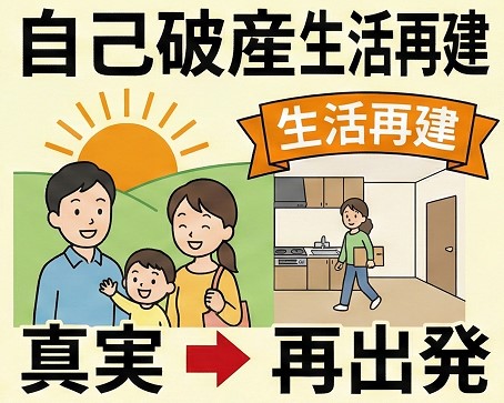 自己破産の体験談に見る生活再建の真実