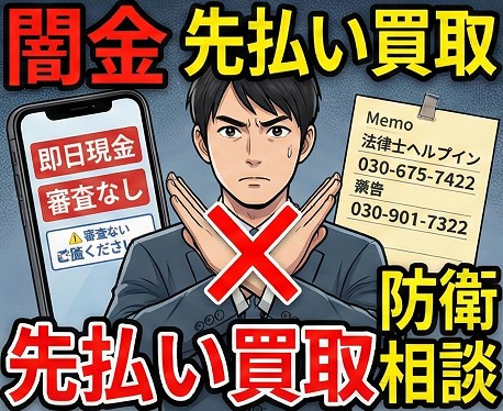闇金や先払い買取に手を出さない防衛策