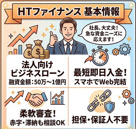 HTファイナンスの基本情報をわかりやすく解説