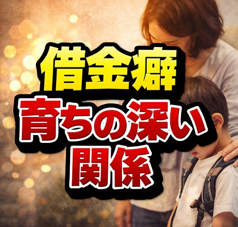 借金癖と育ちの深い関係