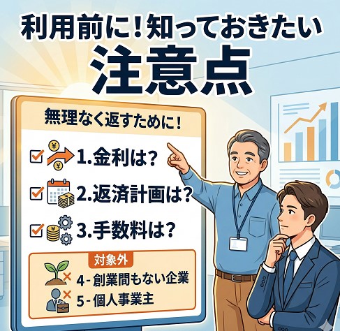 利用前に必ず知っておきたい注意点