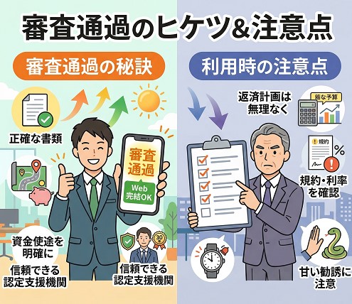 審査通過の秘訣と利用時の注意点