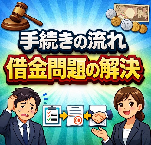 手続きの流れと借金問題の解決