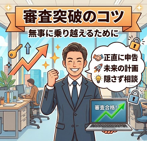 柔軟な審査を無事に乗り越えるためのコツ