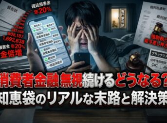 消費者金融の督促を無視し続けるとどうなる？知恵袋でも話題の末路と解決策