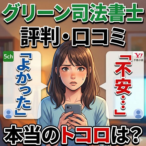 グリーン司法書士法人の評判口コミの実態