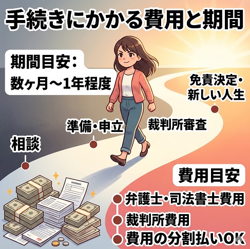 手続きにかかる費用と期間