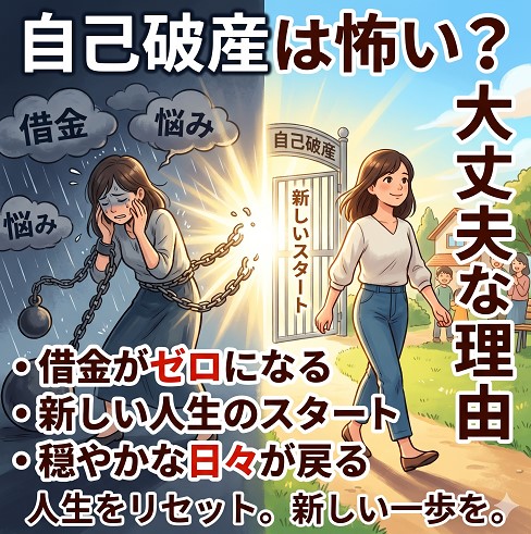 自己破産しても大丈夫な理由
