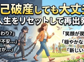 自己破産しても大丈夫！不安を解消し人生の再スタートを切る方法