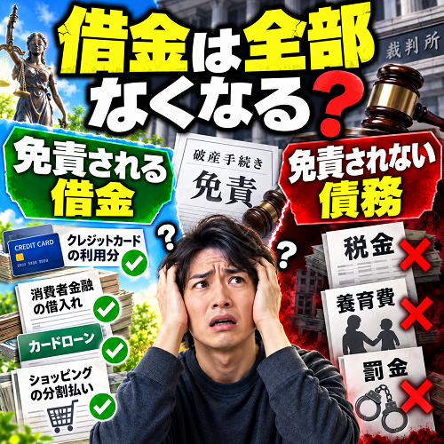 借金は全部なくなる