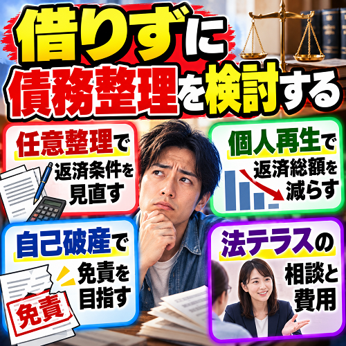 借りずに債務整理を検討する